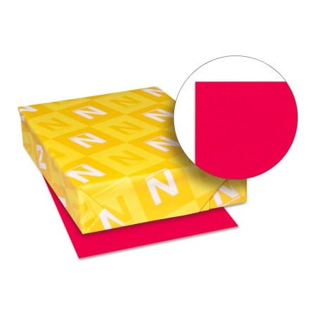 Wausau Colored Paper - Neenah - Re-Entry Red - 8-1/2" x 11" - 24 lb. - 500 Sheets 22551